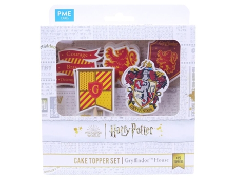 Conjunto De Decoração Para Cupcakes Gryffindor Pme Cake (15)