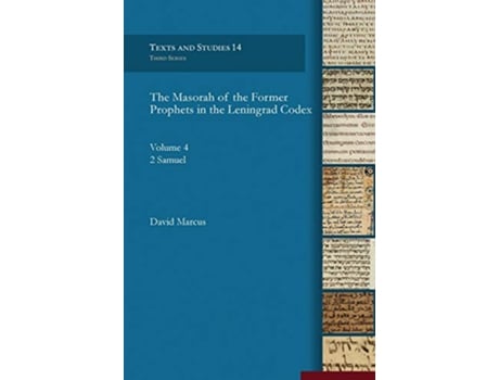 Livro Masorah of the Former Prophets in the Leningrad Codex de David Marcus (Inglês - Capa Dura)