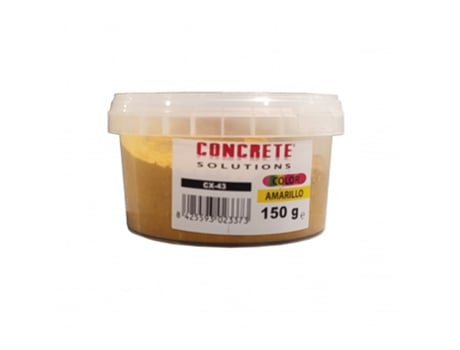Corante em Pó Betão Cx-43 (Amarelo Ocre 150 Gr)