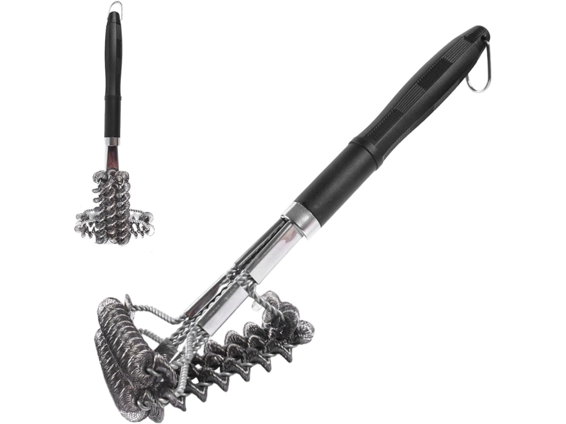 Escova Para Churrasqueira Com Raspador - Modelo - Modelo Resistente