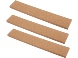 Conjunto de 3 tiras adesivas de papel para parede, organizador de recados, fita decorativa quadrada para uso doméstico.