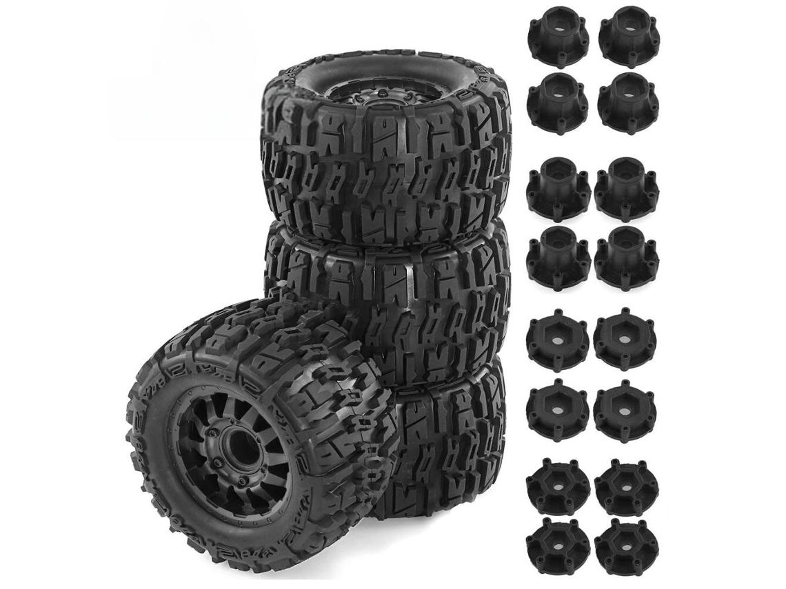 Peças Pneus Rodas Aros Para Tamiya Arrma Fs Racing Mjx Zd Rlaarlo 1/10 Rc Carro Veículos Modelos Peças De Reposição Acessórios W198