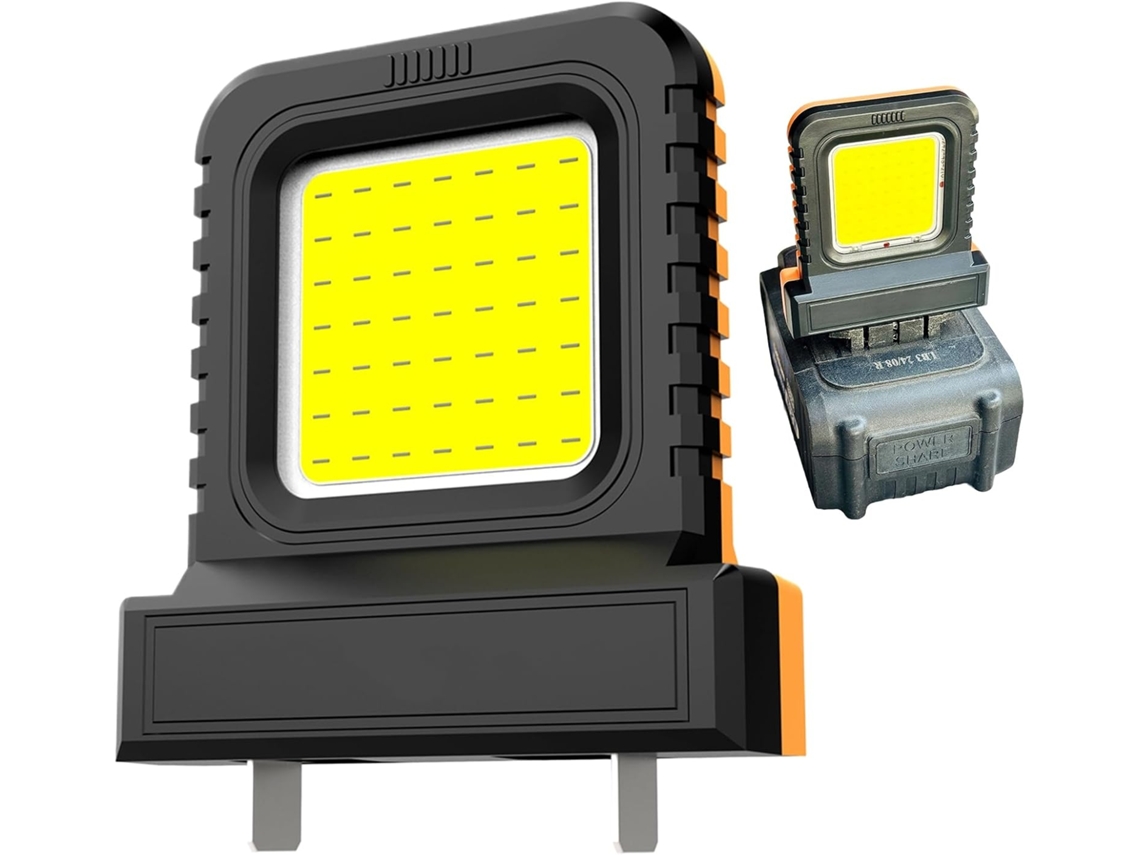 Lanterna De Trabalho Led Sem Fio Com Foco Ajustável | Lanternas À Prova D'água Para