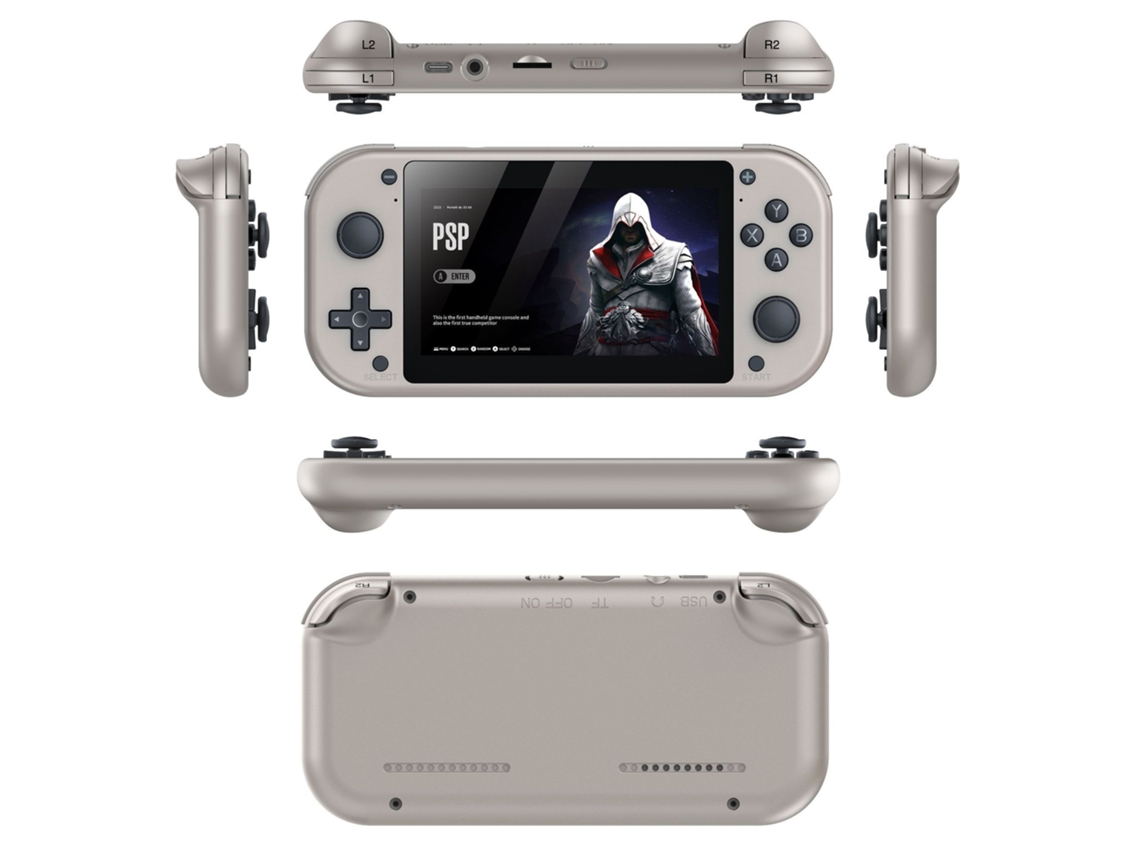 M17 Portátil Hd 4.3 Polegadas, Console Retro Portátil Com Tela Ips, Modelo Novo E Aberto, 20.000 Jogos 64g Sfushos