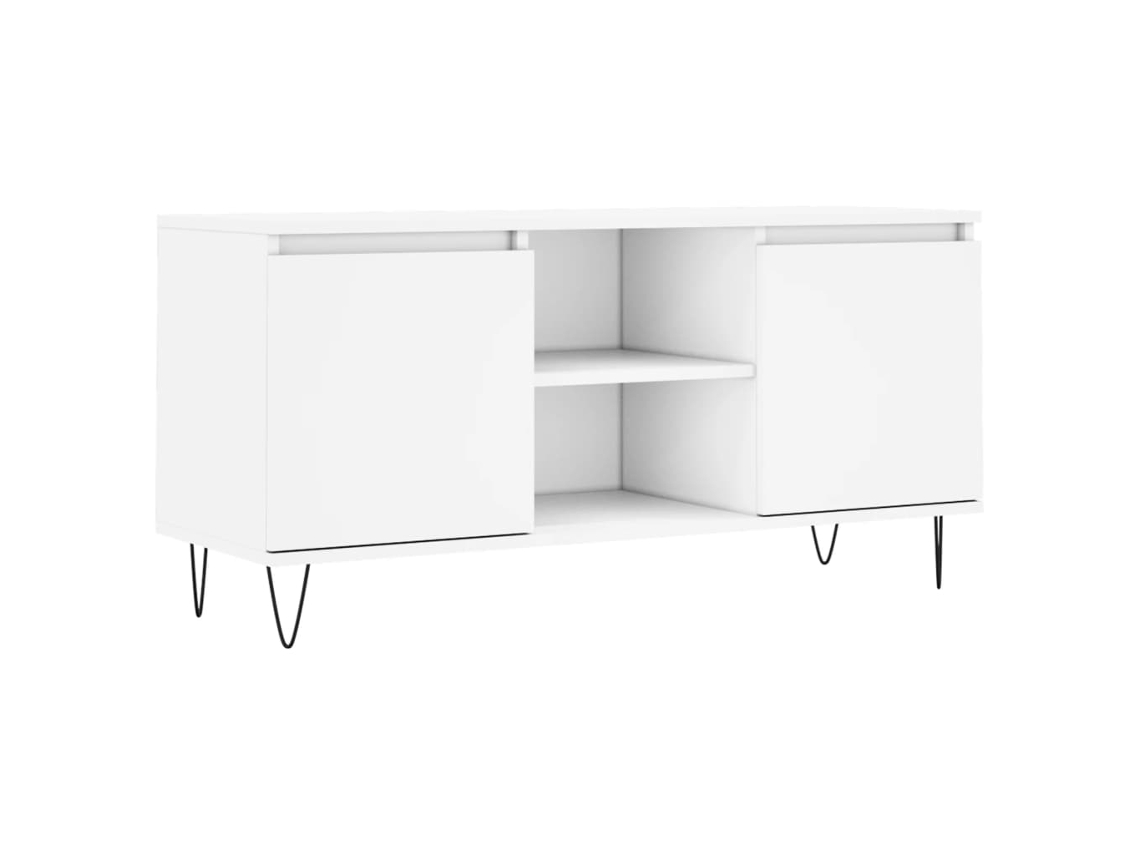 Móvel de Tv 104x35x50 Cm Derivados de Madeira Branco MAISON EXCLUSIVE