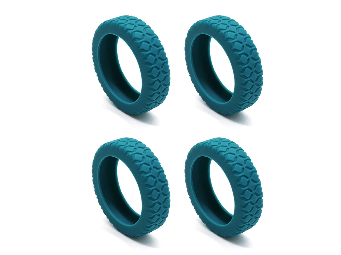 Tressino Capa Para Mala, Azul, Silicone, Elástico, 8 Polegadas, Para Rodas Malas Viagem