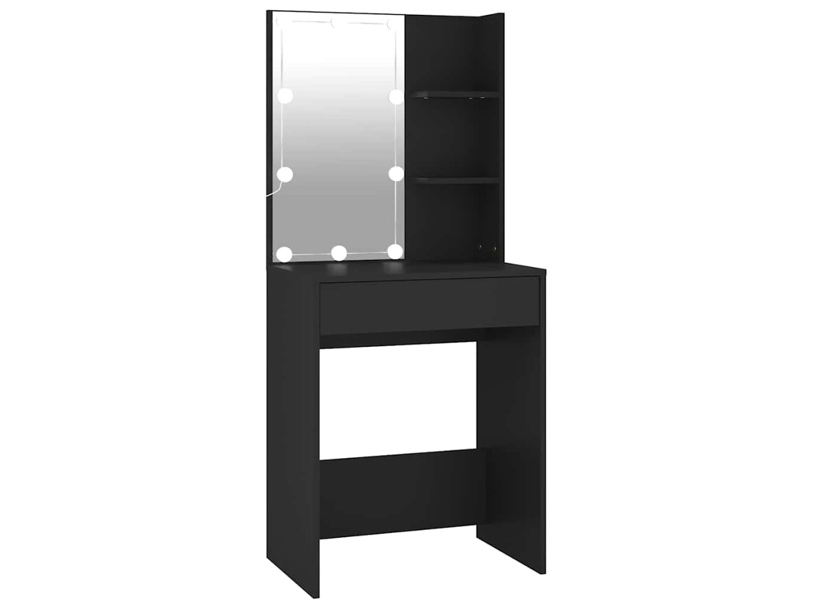 Dressing Table, Dressing Tables Vidaxl Preto Madeira Processada