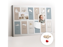 Painel De Cortiça Para Parede Calendário De Gatos Para O Corredor Espelharte (60x40 Cm)