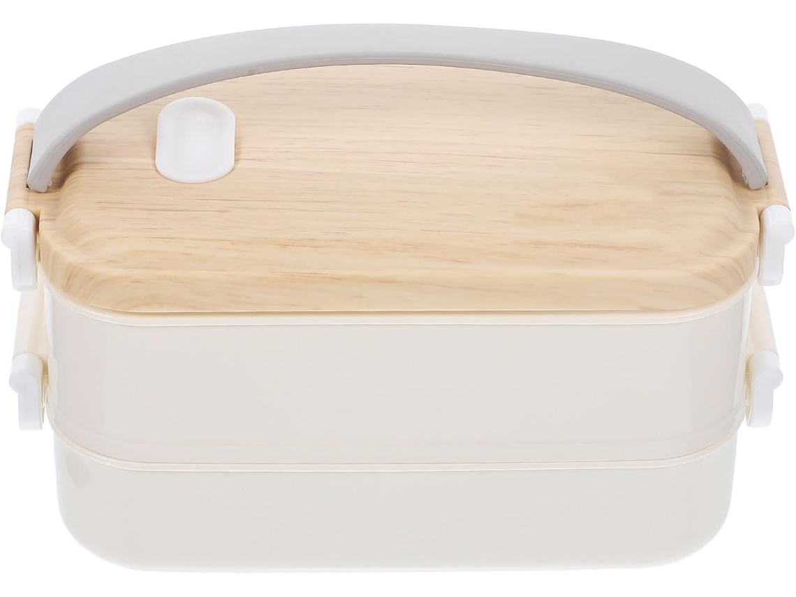 Marmita Bento De Aço Inoxidável Com Dupla Camada Ganazono, Design À Prova De Vazamentos E Que Mantém Os Alimentos