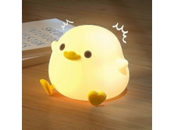 Luminria Noturna Pato Fofo De Silicone, Luminria Noturna Pato Dodo Para Quarto Infantil Presentes Especiais Aquaforge
