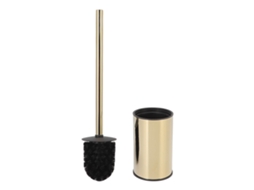 Conjunto de Escova de Privada em Aço Inoxidável para Banheiro Suporte de Pé Compacto S/MARCA
