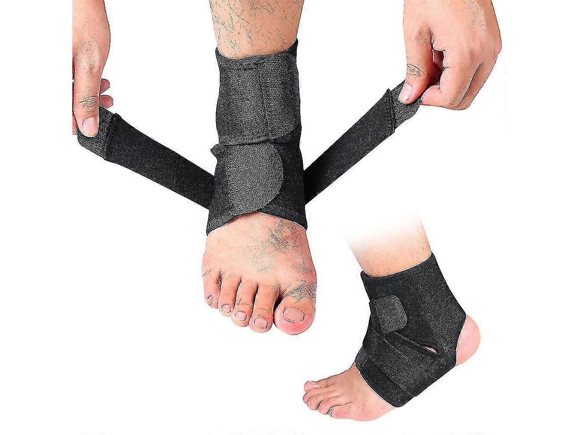 Tornozeleira De Compressão Ajustável Para Homens E Mulheres Tornozeleira E Protetor De Tornozelo, Suporte Para Os Pés Para Dor No Calcanhar Slowmoose