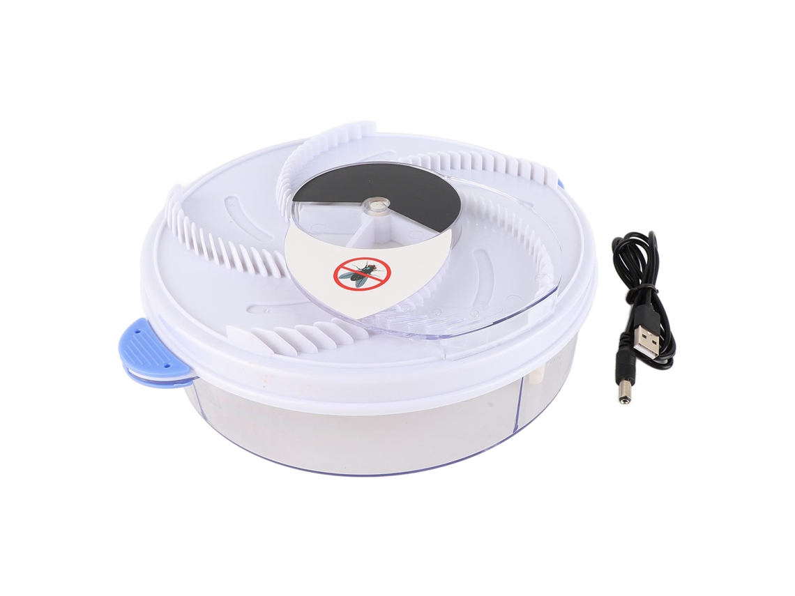 Armadilha Elétrica para Moscas com Carregamento Usb, Automática, Silenciosa e com Rotação de 360°, Ideal para Cozinhas, Hotéis BRILVIBERA
