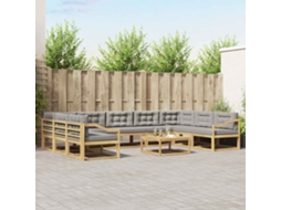 Vidaxl Conjunto De Sofás Para Exterior 10 Unid.