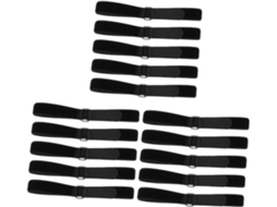 Conjunto De 15 Tiras De Armazenamento Autoadesivas De Nylon Com Fivelas.