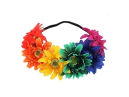 Coroa De Girassol Para Cabelo No Outono Floral, Noiva E Festivais