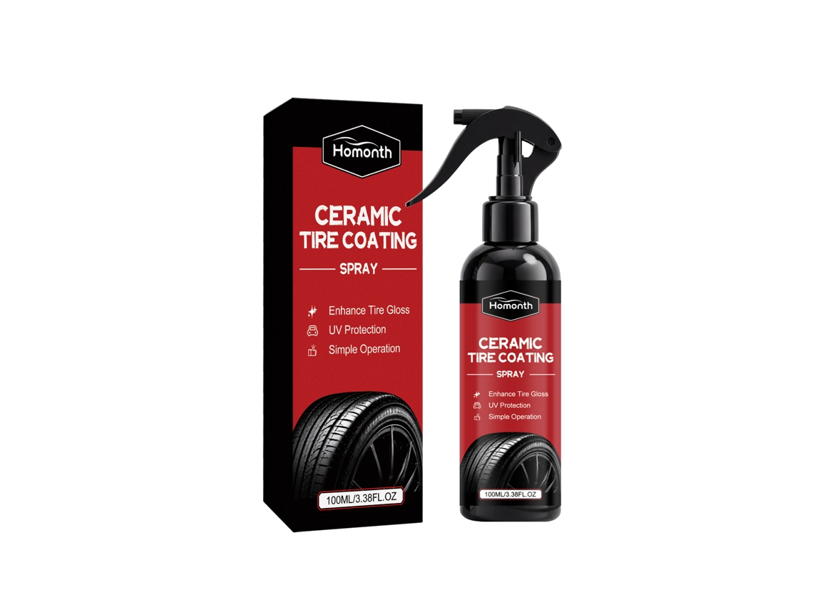 Spray para Brilho de Pneus com Efeito Duradouro