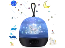 Starry Sky Projector Night Light Lamp 4 In 1 Led Star Projector Light & Ocean Wave Projector Lamp Night Light For Kids Bedroom Decoration