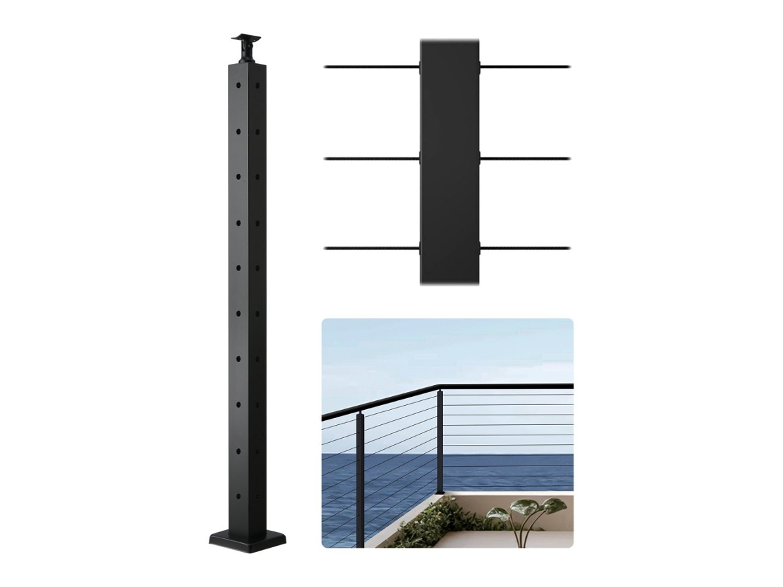 Conjunto De Componentes Para Corrimão E Guarda Corpos Em Aço Inox Tekmaquinas