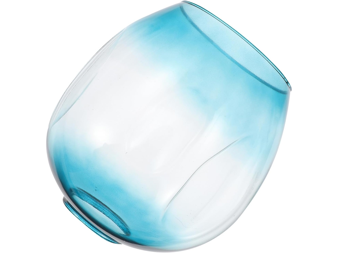 Abajur De Vidro Azul Em Estilo Nórdico Para Luminária De Teto E De Parede.