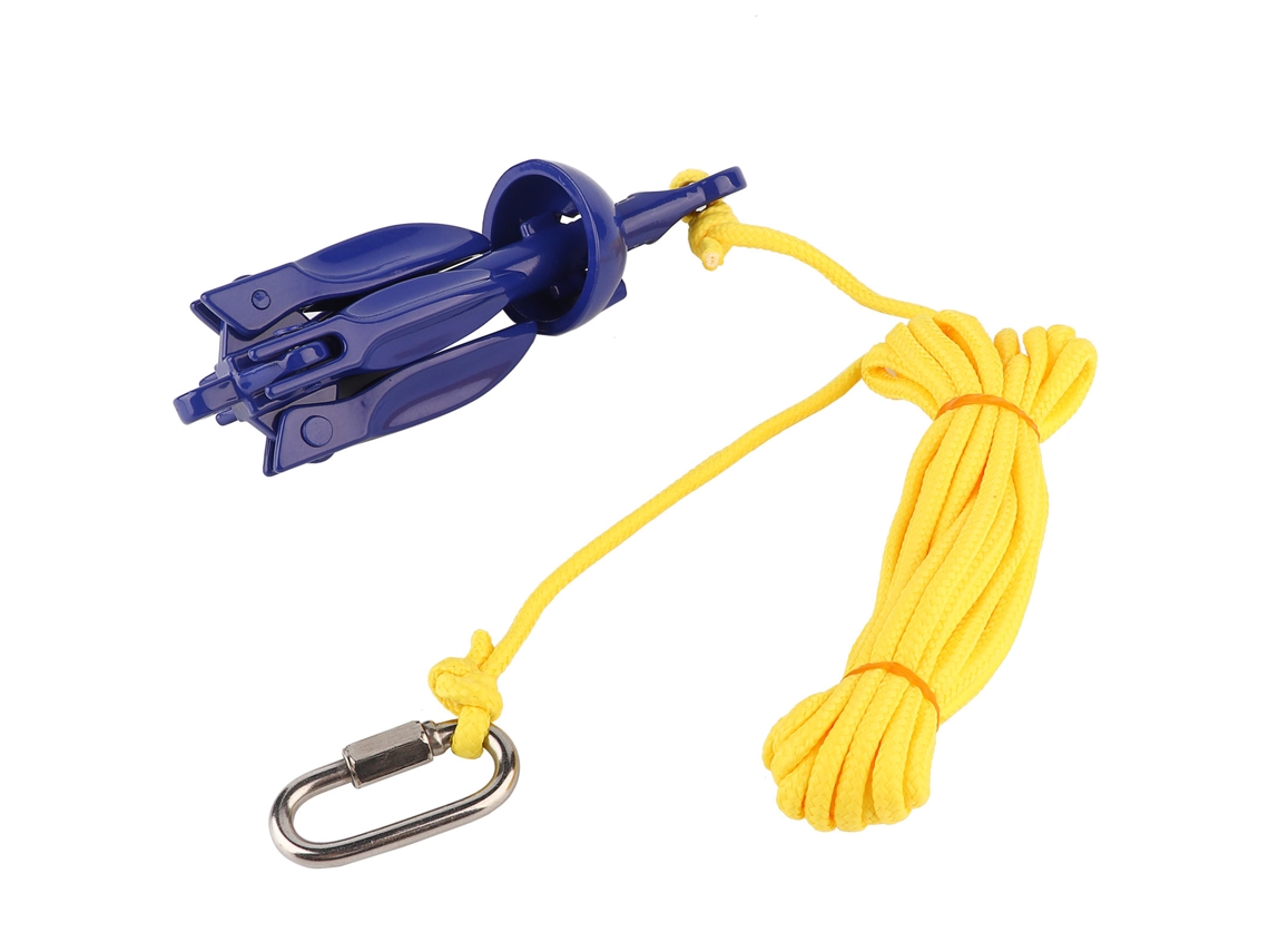 Kit Âncora Barco Canoa Kayak Alumínio Durável