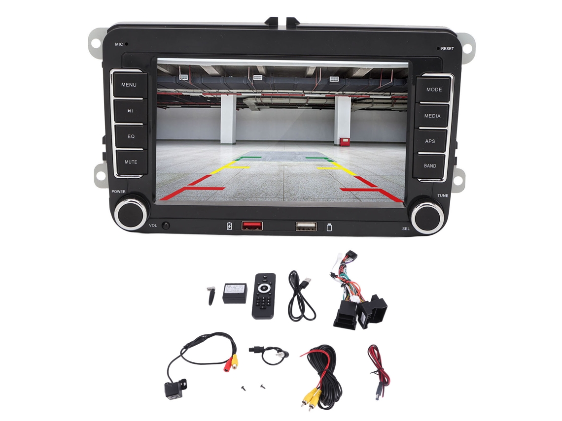Rádio Carro 7 Polegadas Touchscreen Mp5 Com Controle Volante