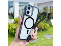 Capa Para Iphone 17 Com Magsafe E Alça De Pulso