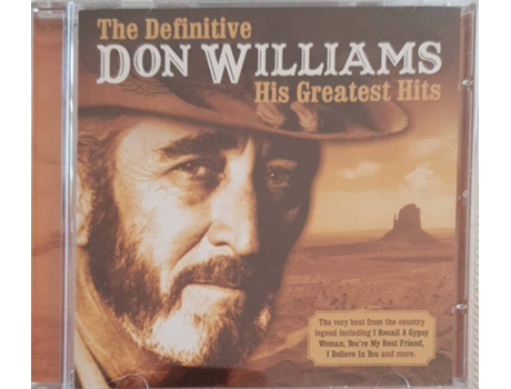 CD Don Williams  - The Definitive Don Williams - His Greatest Hits