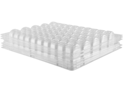 Bandejas Transparentes De Pet Para Armazenar Macarons Franceses, Com Capacidade Para 50 Macarons Cada Conjunto, Pacote