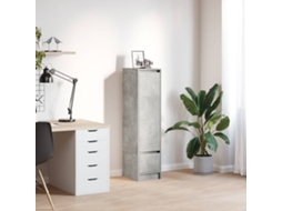 Vidaxl Aparador Alto 29,5x34x119,5cm Deriv. Madeira Cinza Cimento
