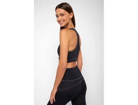 Top Black Yoga With Silver Seams Anahata YUJ PARIS M