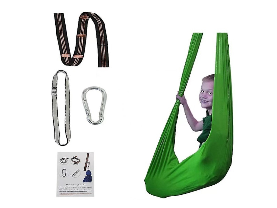 Conjunto De Balanço E Rede Para Ioga Aérea 2025 Flexibilidade Alívio Da Dor db Verde 150*280cm-aquaforge