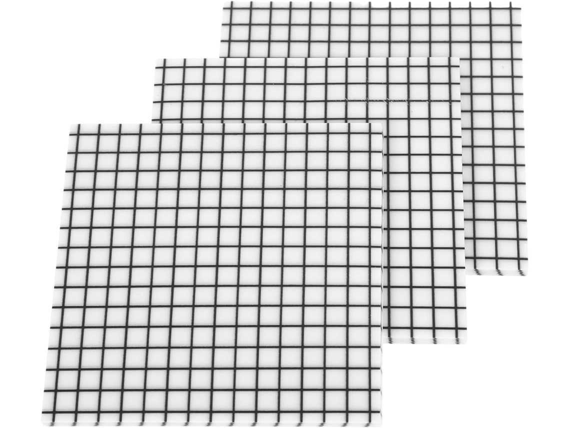 Blocos de notas com adesivos transparentes quadriculados, pequenos cadernos resistentes à água para animais de estimação, 3 cadernos multiuso.