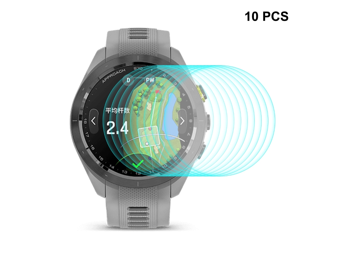 Garmin Approach S70 42mm 10pcs ENKAY 0,2mm 9H Protetor de Tela de Vidro Temperado Filme de Relógio