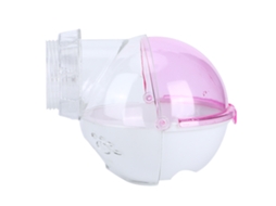 Roda De Exercícios Para Hamster 13cm Brinquedo Plástico Pequenos Pet Rato Rosa