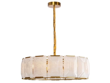 Luminária De Teto Pendente Toolight App1797 8cp Brush Gold