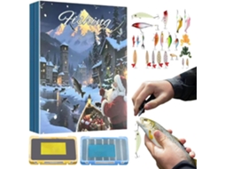 Calendário Do Advento 2025- Conjunto De Iscas Para 24 Dias| De Artificiais- Do De Natal- Homens, Namorado,