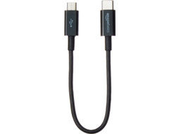 Cabo de Dados AMAZON (USB-C - Micro USB B - 15 cm - Preto)