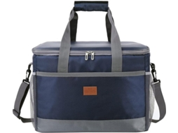 Bolsa Térmica Isolada, Grande Capacidade De 36l, Impermeável, Piquenique, Churrasco, Azul Marinho
