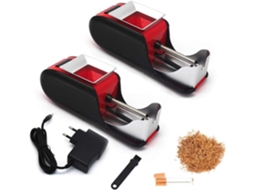 Rolo de cigarro elétrico, máquina automática de fabricação de injetores de tabaco, presente de aniversário de pai e professor (2 peças), vermelho