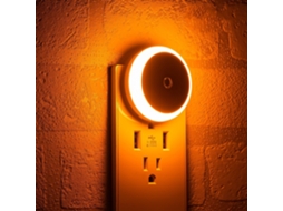Luz Noturna Led Plug in de 4 Peças com Sensor de Energia do Anoitecer Ao Amanhecer Âmbar SUNNY SPACES