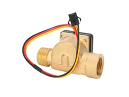Sensor de fluxo de água com rosca macho/fêmea G1/2", interruptor Hall e contador de pulsos 3-24V | MARCA