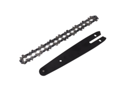 Combo Barra de Guia de Corrente Mini Aço Manganês 6 Polegadas, 1/4, 37 Links, para Motosserra | S/MARCA