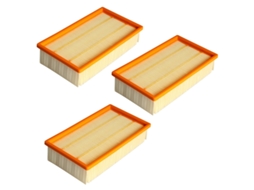 Filtro de ar aspirador de pó para karcher nt25/1 nt35/1 nt45/1 nt55/1 nt361 eco nt561 eco nt611 eco peças de reposição, 3 peças