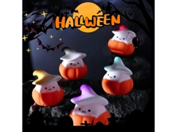 Luz Bruxa Abóbora Yizhood Halloween Kawaii Regulável Azul