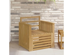 Vidaxl Conjunto De Sofás Para Exterior Madeira Sólida De Acácia Branco