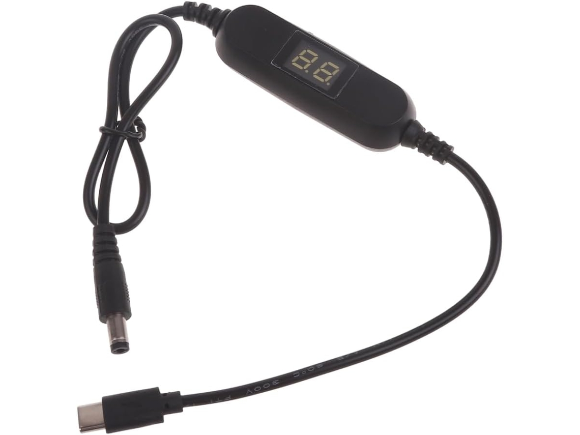 Cabo Conversor Usb-c De 5v Para 1v, 3v, 4,5v, 6v, 9v E 12v Com Saída