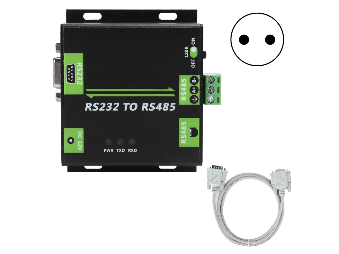 Conversor Rs232 Para Rs485 Isolação Eletromagnética Módulo Adaptador Assíncrono Bidirecional