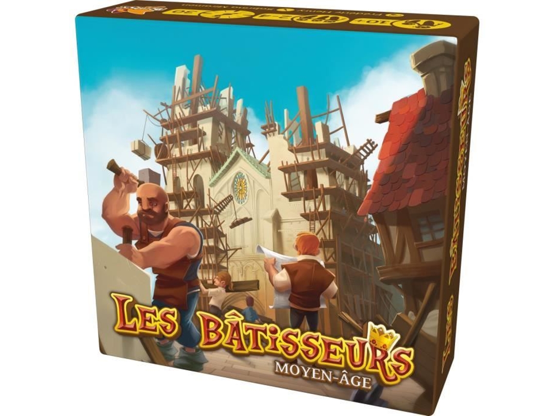 Jogo de festa Builders Middle Age Asmodee para maiores de 10 anos (o)