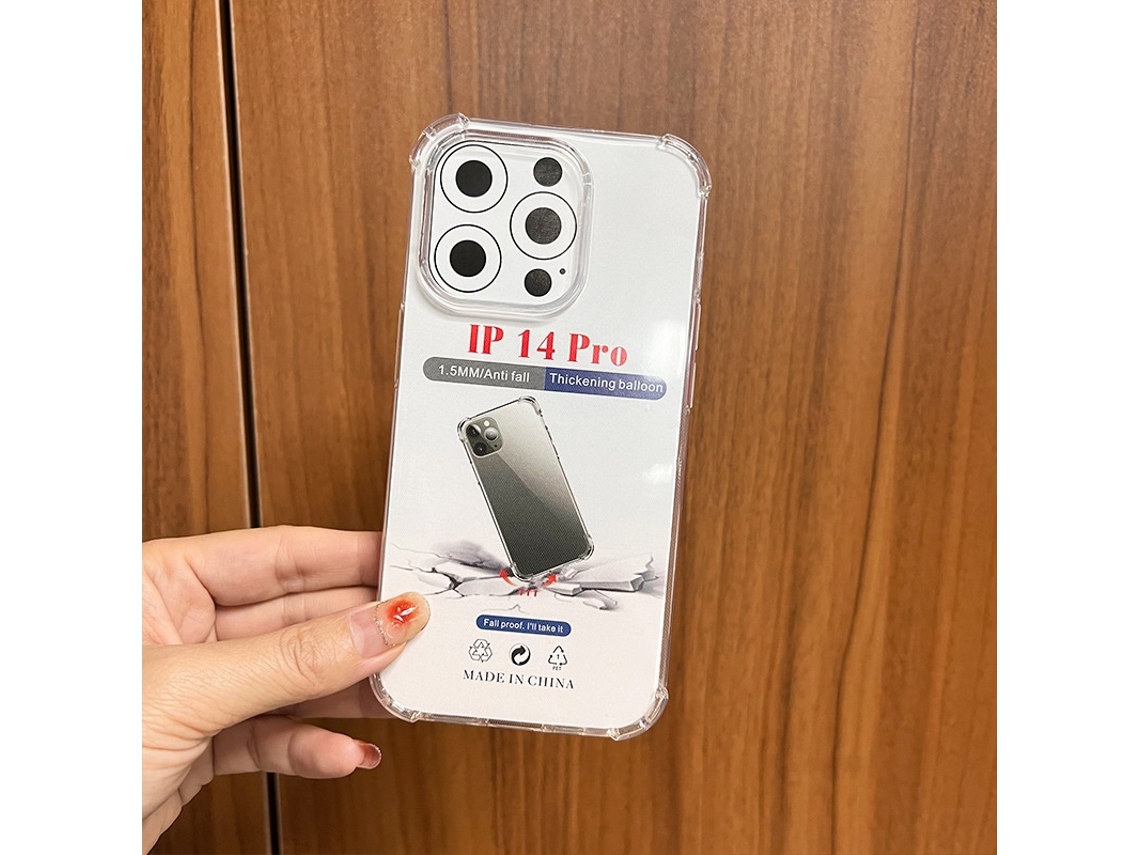 2 Capas Para Iphone 17 Com 1,5 Mm De Espessura, À Prova De Quedas, Com Airbag Nos Quatro Cantos E Proteção Contra Impactos.